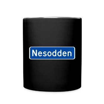 The tip of the nose - Full Colour Mug - black - Front