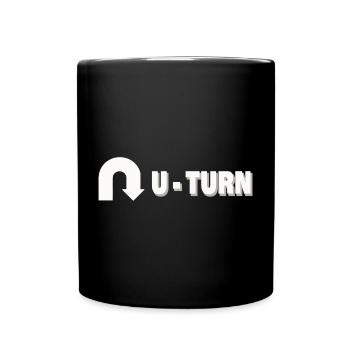 DEMI-TOUR - Mug uni - noir - Devant