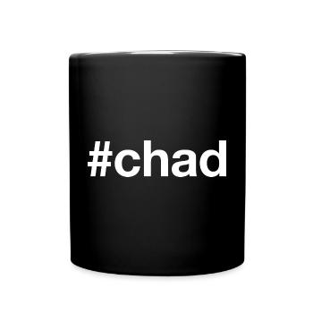 CHAD Hashtag Tschad - Full Colour Mug - black - Front
