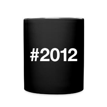 2012 Hashtag 13 Jahre 13. Geburtstag - Tasse einfarbig - Schwarz - Vorne