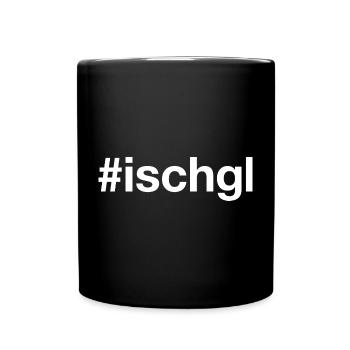ISCHGL Hashtag - Tasse einfarbig - Schwarz - Vorne