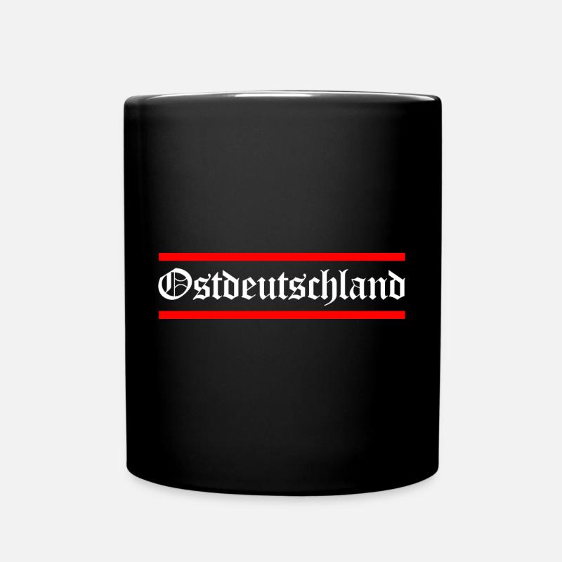 Ostdeutschland DDR Ossi Osten - Tasse einfarbig - Schwarz