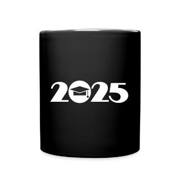 Remise des diplômes 2025, Abi 2025, Diplôme 2025 - Mug uni - noir - Devant