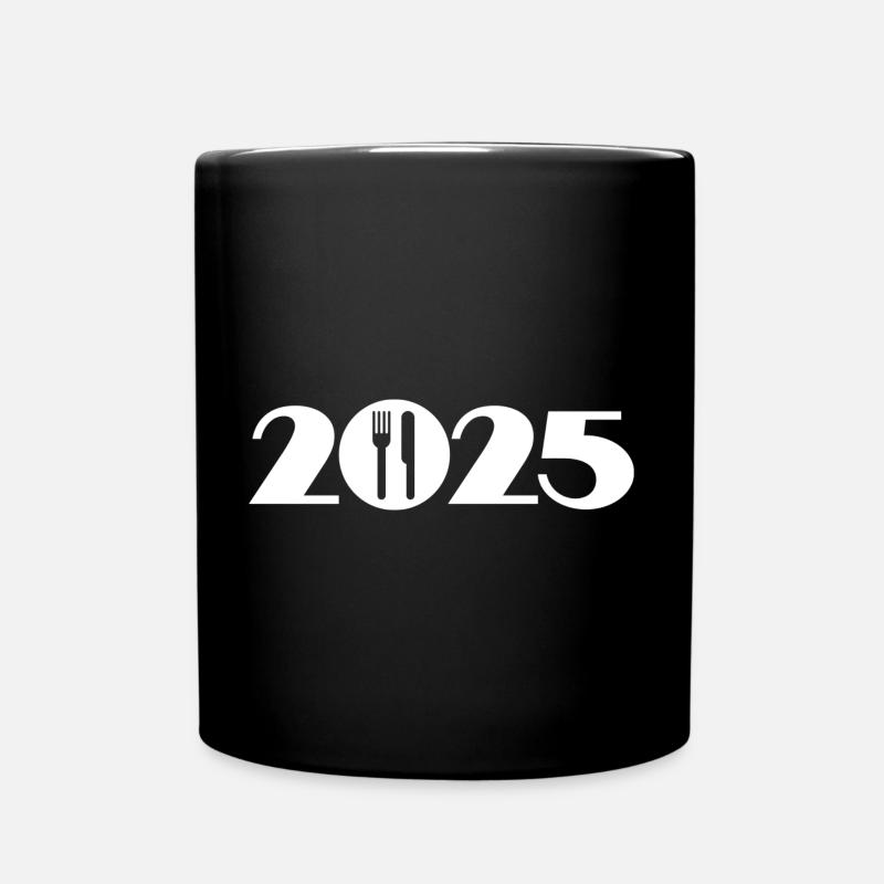 Chef 2025, Chef 2025, Restaurant 2025 - Full Colour Mug - black