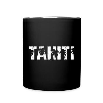 Tahiti Palm Island - Full Colour Mug - black - Front