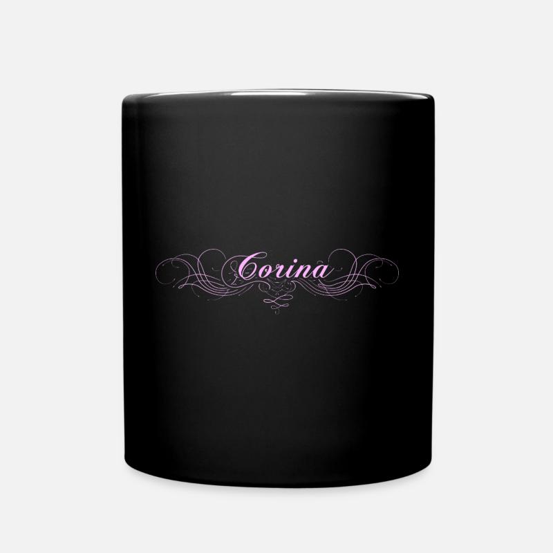 Corina - Tasse einfarbig - Schwarz