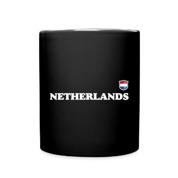 Pays-Bas - Mug uni - noir - Devant