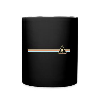 Hockey sur glace - Mug uni - noir - Devant
