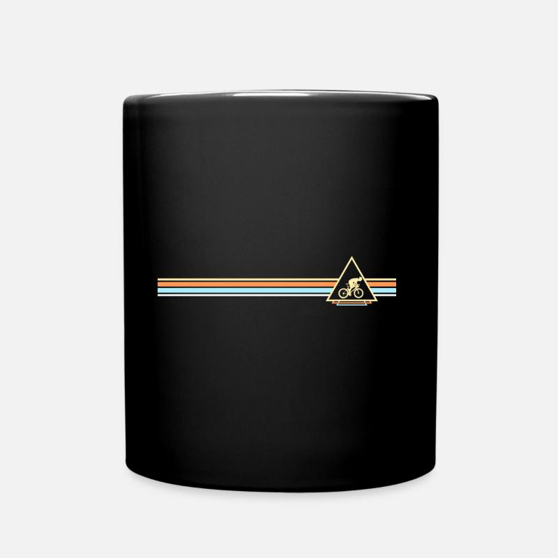 Rennrad - Tasse einfarbig - Schwarz