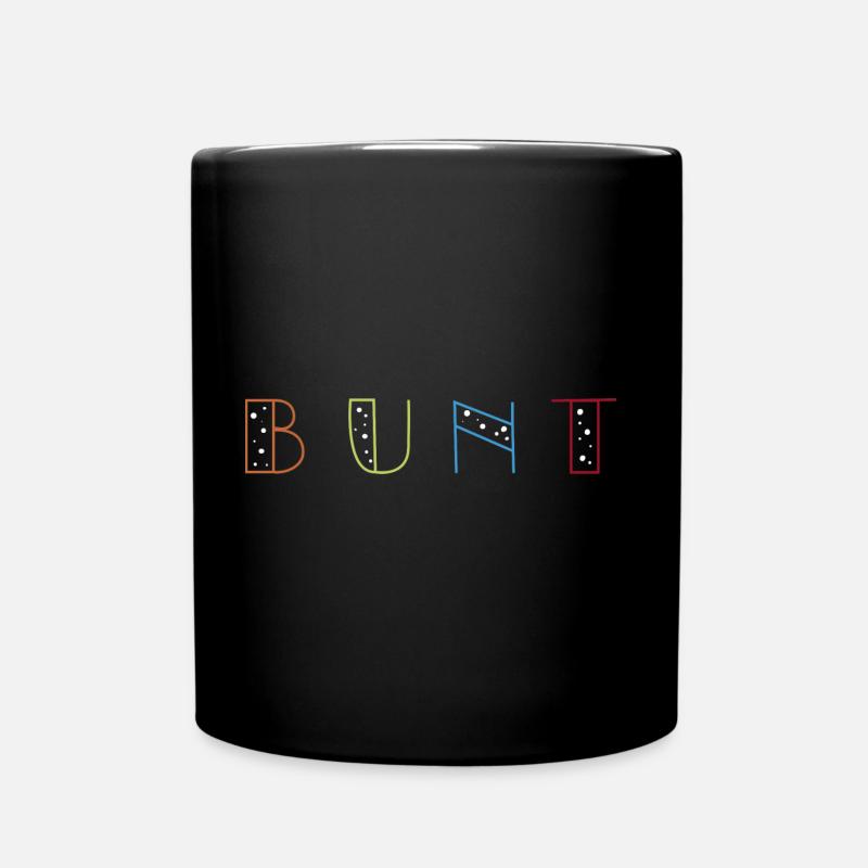 Bunt - Tasse einfarbig - Schwarz