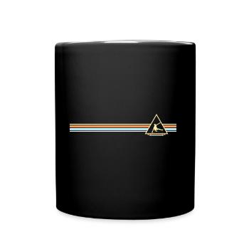 Slackline - Tasse einfarbig - Schwarz - Vorne