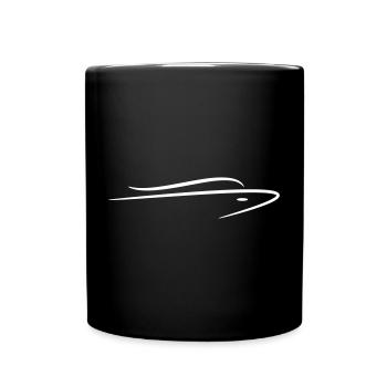 Boot - Tasse einfarbig - Schwarz - Vorne