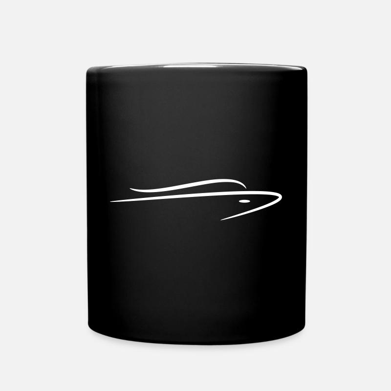 Boat - Full Colour Mug - black