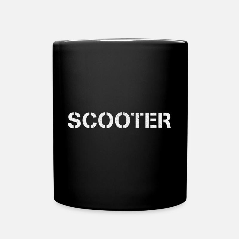 Trottinette acrobatique - Mug uni - noir