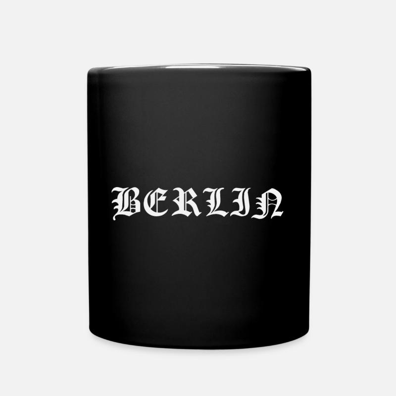 Berlin Fraktur Schriftzug - Tasse einfarbig - Schwarz