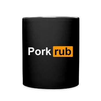 Pork Rub - Drôle de BBQ Grill & Smoker Barbecue Chef - Mug uni - noir - Devant