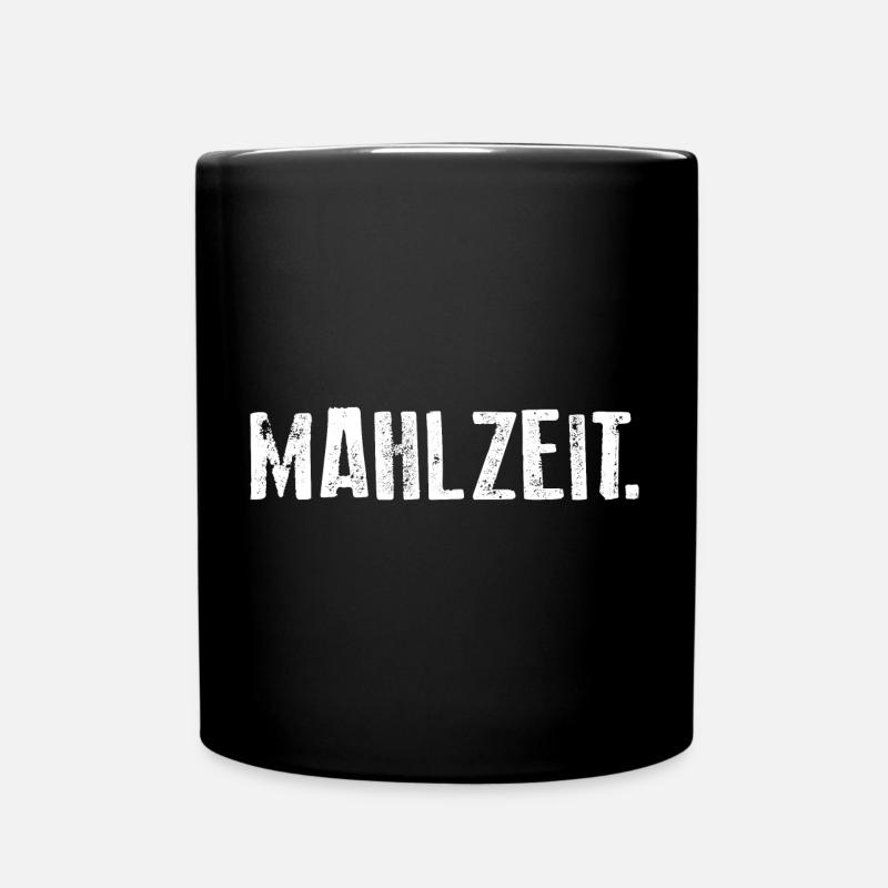 MAHLZEIT - Tasse einfarbig - Schwarz