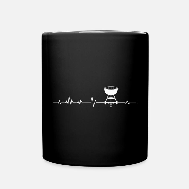 Grill Grillen - Tasse einfarbig - Schwarz