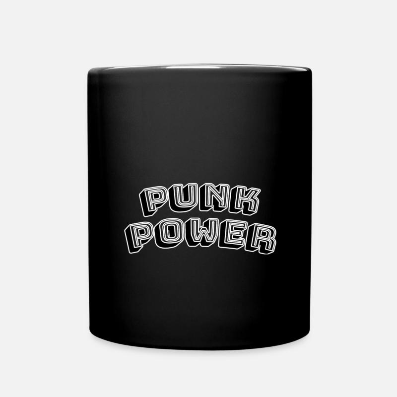 Puissance punk - Mug uni - noir
