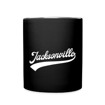 Jacksonville Florida - Tasse einfarbig - Schwarz - Vorne