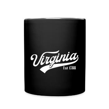 Virginia - Full Colour Mug - black - Front