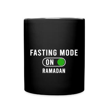 Fastenmodus An Ramadan - Tasse einfarbig - Schwarz - Vorne