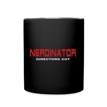 nerd server administrator IT abteilung pixel - Tasse einfarbig - Schwarz - Vorne