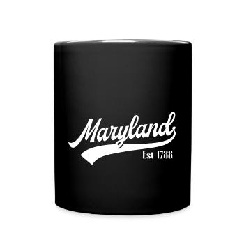 Maryland - Full Colour Mug - black - Front