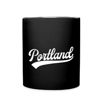Portland - Full Colour Mug - black - Front