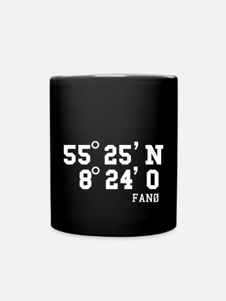 Fanø Fanö Dänemark Urlaub Idee - Tasse einfarbig - Schwarz