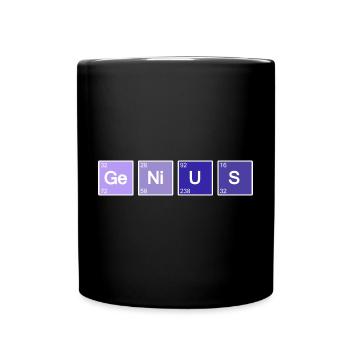 Genius Nerd Geek - Mug uni - noir - Devant