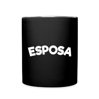 Esposa Cool Wife To Be Bride Couple Wedding Gift - Full Colour Mug - black - Front