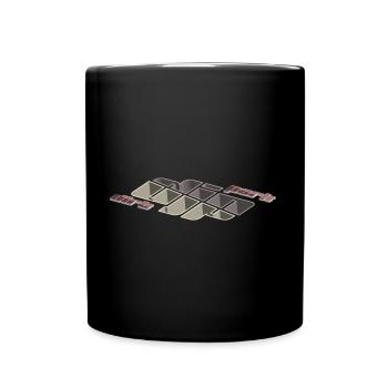 DJP Extrusion Profondeur Terre - Mug uni - noir - Devant