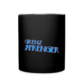 Grenzsprenger - Tasse einfarbig - Schwarz - Vorne