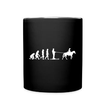 Ski Ski Ski Sports d’hiver Evolution - Mug uni - noir - Devant
