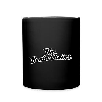 No Brain Chains - Tasse einfarbig - Schwarz - Vorne