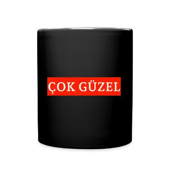 çok güzel - Mug uni - noir - Devant