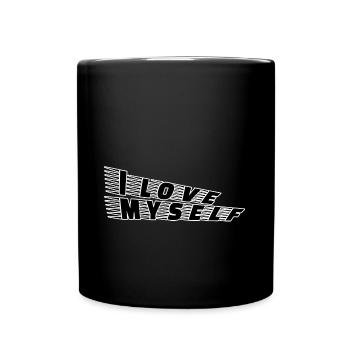 I love myself - Tasse einfarbig - Schwarz - Vorne