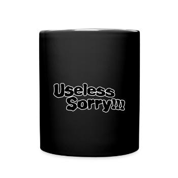 Useless sorry - Full Colour Mug - black - Front