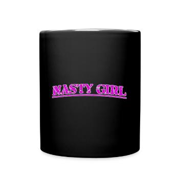 Nasty girl - Full Colour Mug - black - Front