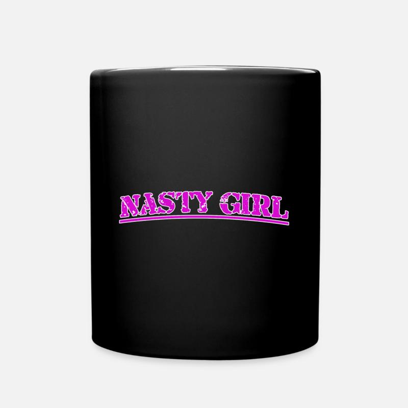 Méchante fille - Mug uni - noir