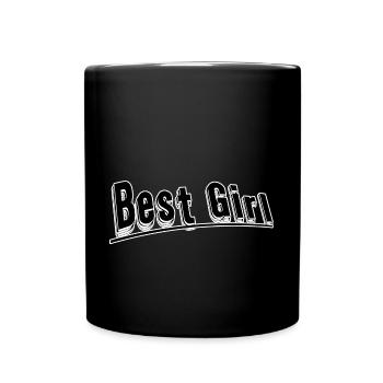 Meilleure fille - Mug uni - noir - Devant