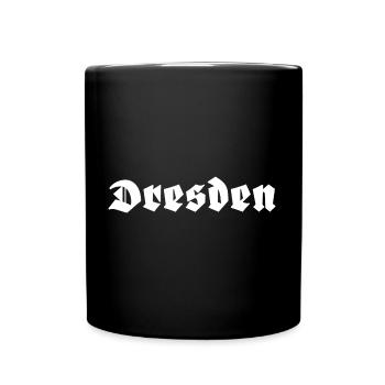 Dresden - Tasse einfarbig - Schwarz - Vorne