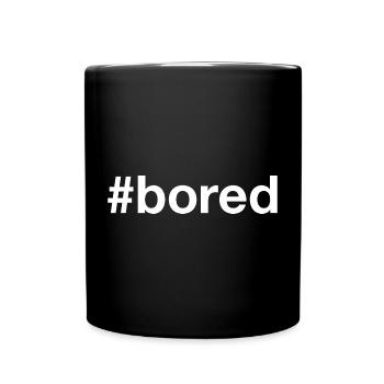 Hashtag de l’ennui ennuyé - Mug uni - noir - Devant