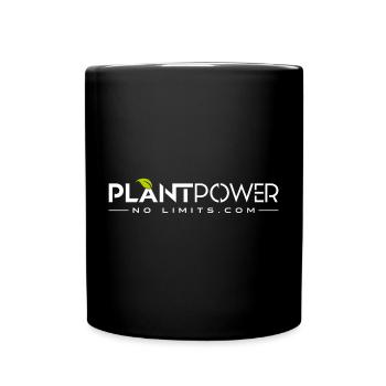 Plant Power - No Limits - Tasse einfarbig - Schwarz - Vorne