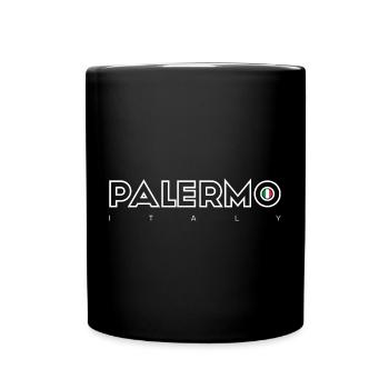 Palerme, Italie, Emblème Graphique - Mug uni - noir - Devant