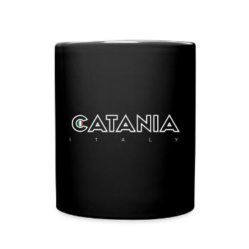 T-shirt Catane Italie Crest - Mug uni - noir - Devant