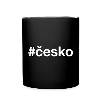 Tschechien Czech Cesko Hashtag - Tasse einfarbig - Schwarz - Vorne