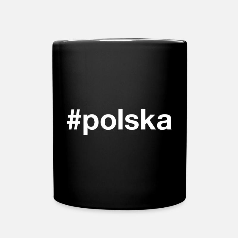 POLSKA Pologne Polen Hashtag - Mug uni - noir