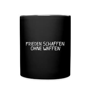 FRIEDEN SCHAFFEN OHNE WAFFEN - Mug uni - noir - Devant